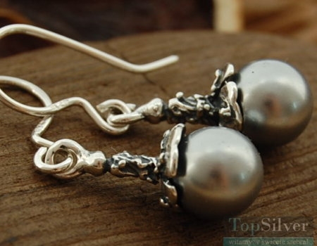 REDO 2 - srebrne kolczyki z perłami