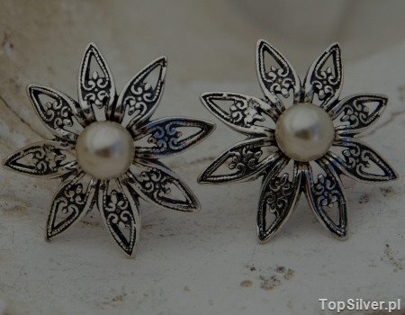 MADONA - srebrne kolczyki z perłami