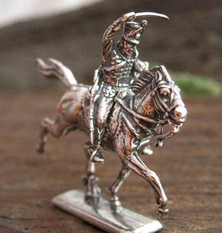 HUSAR - figurka ze srebra