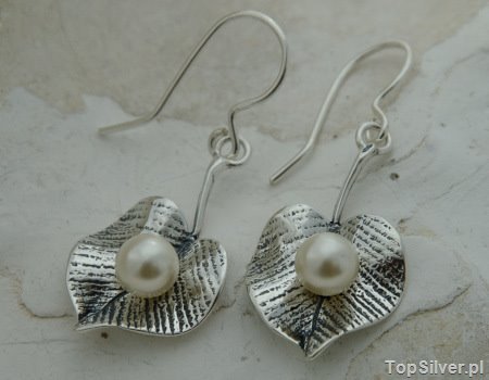 LILIA - srebrne kolczyki z perłami