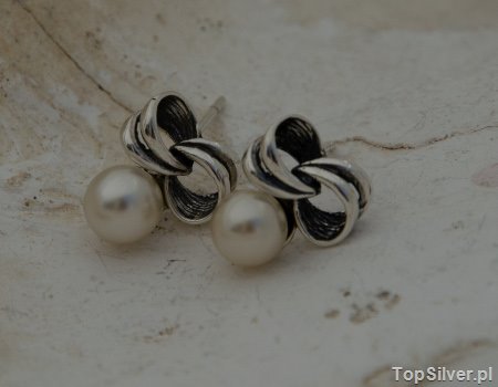 SILVES - srebrne kolczyki z perłami