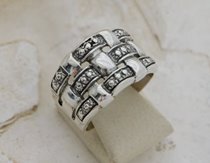 IRMIN - srebrny pierścionek obraczka