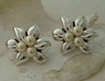MISTERIA - srebrne kolczyki z perłami