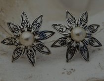 MADONA - srebrne kolczyki z perłami