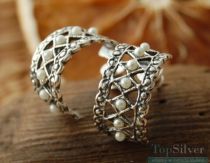 PINA - srebrne kolczyki z perłami