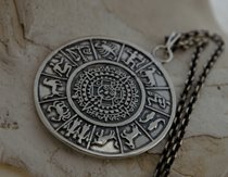 ZODIAK - srebrny wisiorek mistyczny wisior