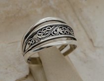 LILIANA - srebrna obrączka pierścionek