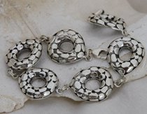 WIANO - srebrna bransoleta