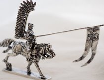 POLSKA HUSARIA 5 - srebrna figurka WINGED HUSSAR