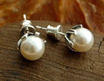 RENATA - srebrne kolczyki z perłami
