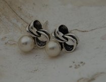 SILVES - srebrne kolczyki z perłami